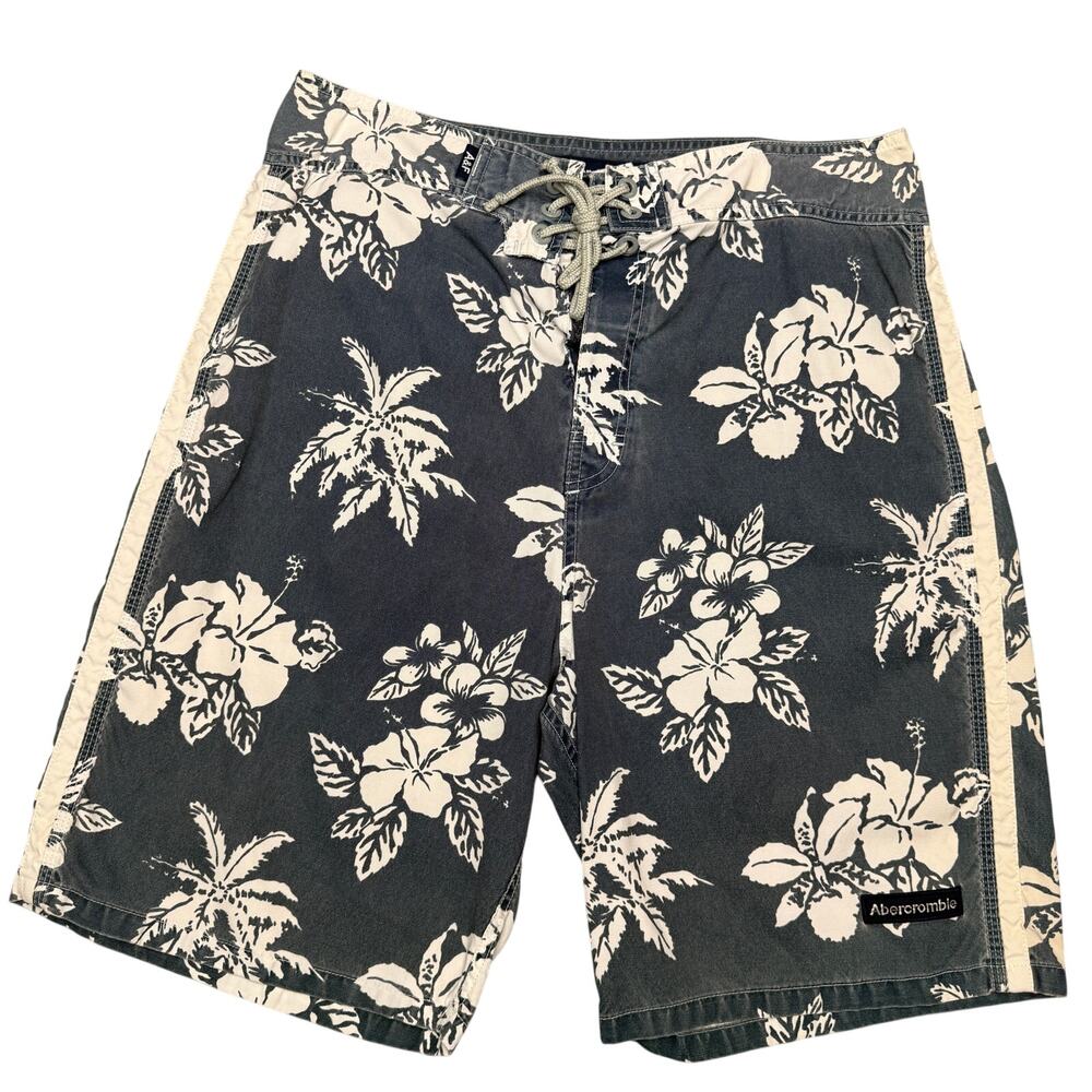 Vintage Abercrombie & Fitch Board Shorts Men's 34 Swim Trunks Surf Beach